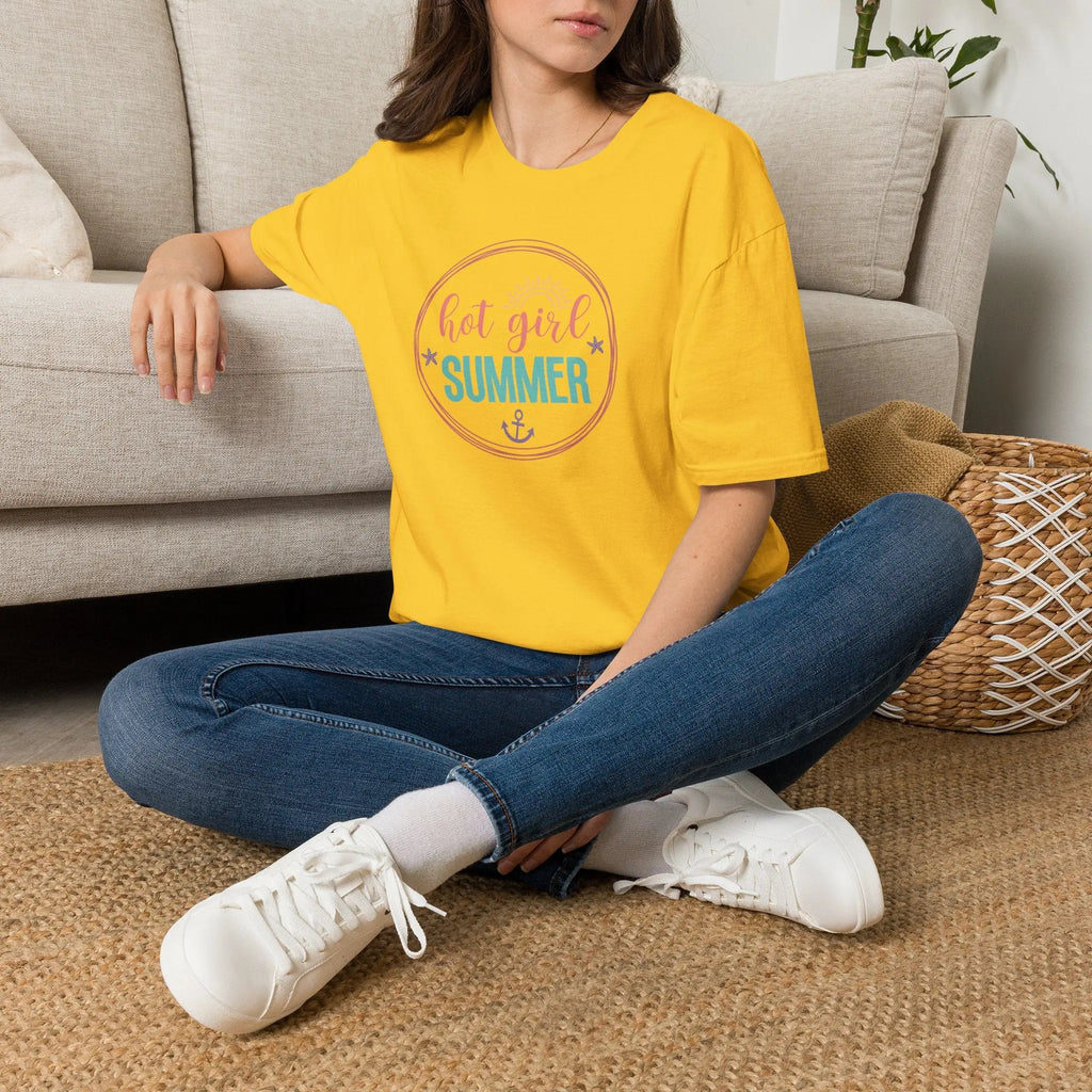 Hot Girl Summer Beachy Sun T-Shirt Printify