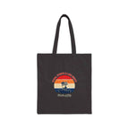 Vintage Beach Sunset Fourth of July Tote | Americana, red white blue