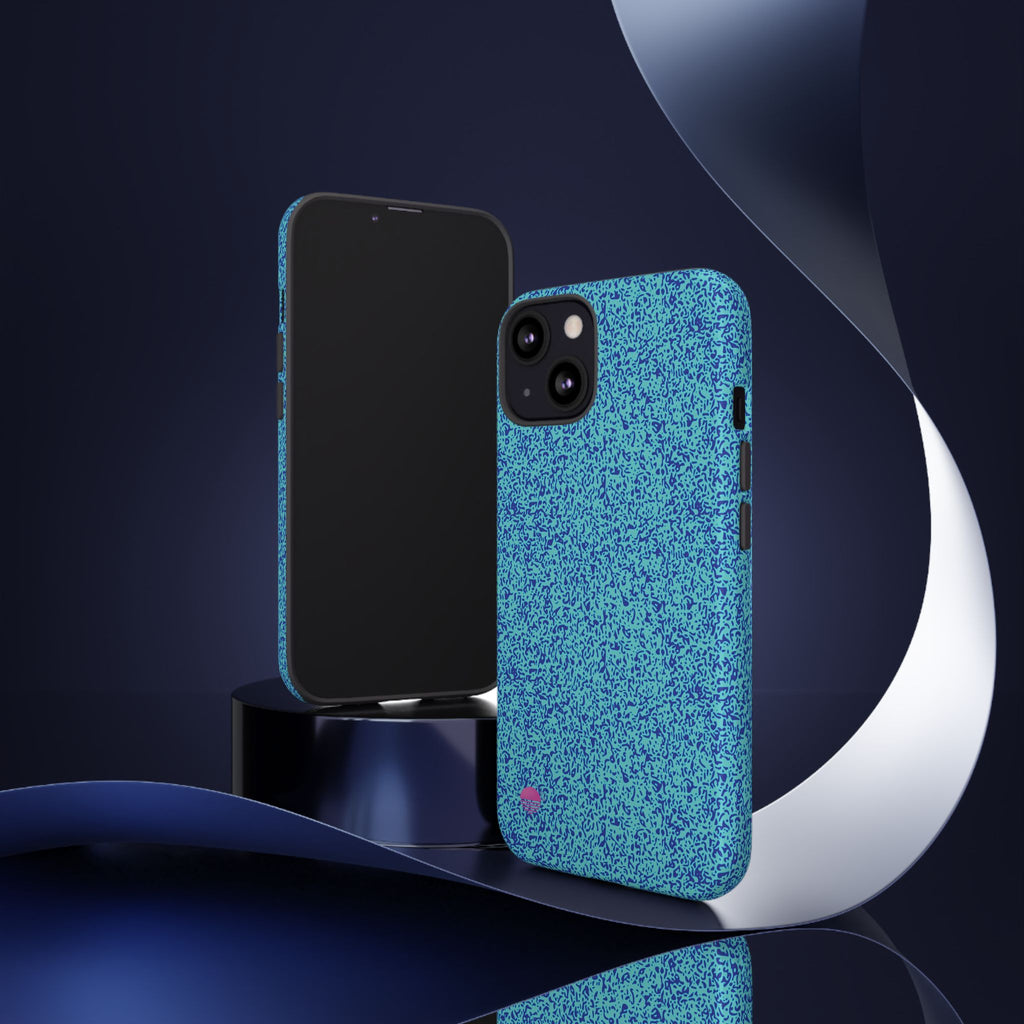 All over print iphone cases aqua blue