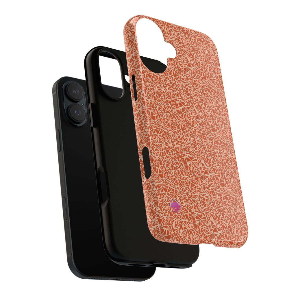 Micro-design phone cases orange