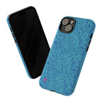 All over print iphone cases aqua blue