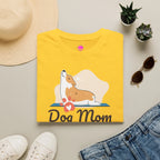 Dog Mom T-Shirt — Colorful Paw Print Tee for Pet Lovers Printify