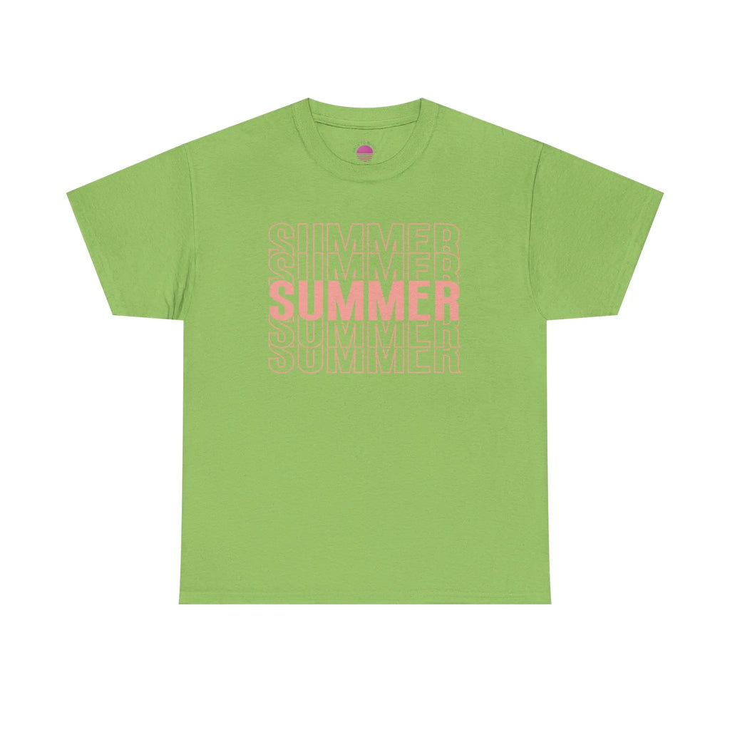 Pink "SUMMER" Graphic Tee — Summer Repeat Printify