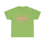 Pink "SUMMER" Graphic Tee — Summer Repeat Printify