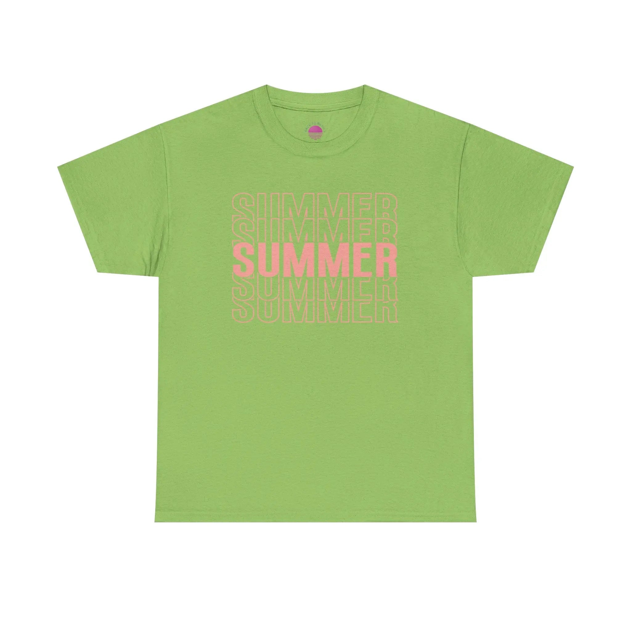 Pink "SUMMER" Graphic Tee — Summer Repeat Printify