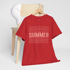 Pink "SUMMER" Graphic Tee — Summer Repeat Printify