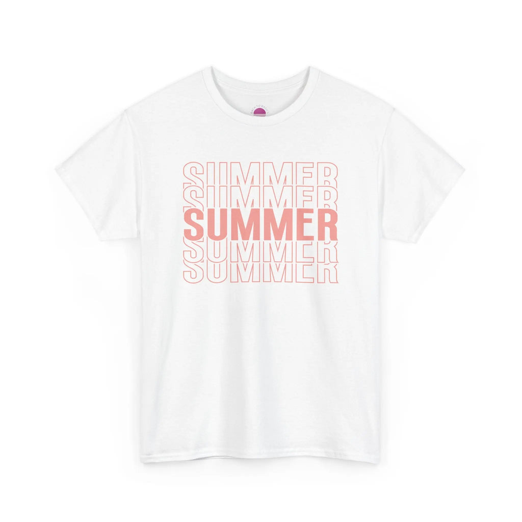 Pink "SUMMER" Graphic Tee — Summer Repeat Printify