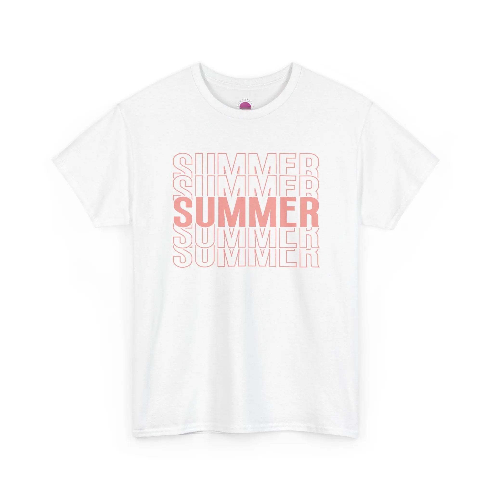 Pink "SUMMER" Graphic Tee — Summer Repeat Printify