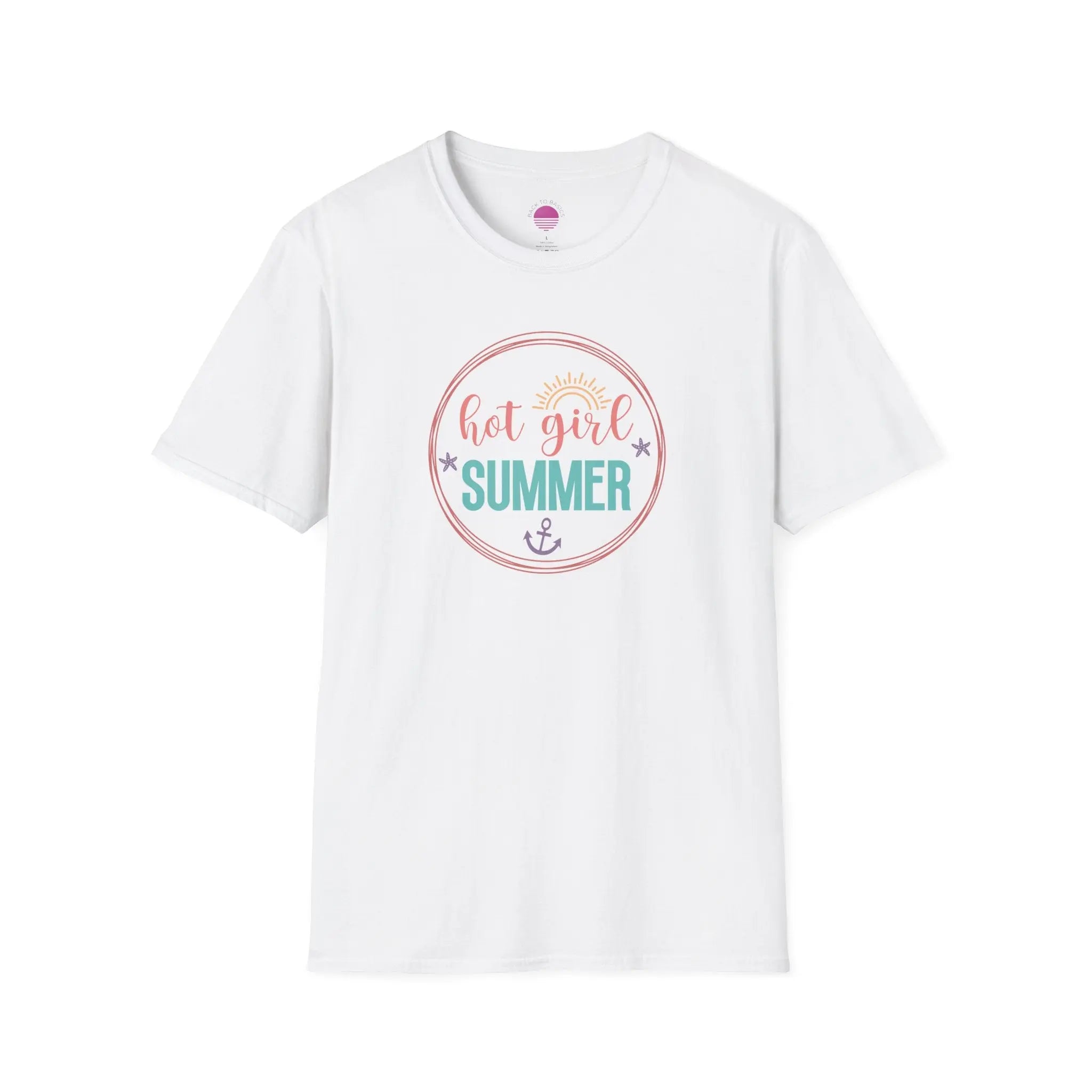 Hot Girl Summer Beachy Sun T-Shirt Printify Back To Basics