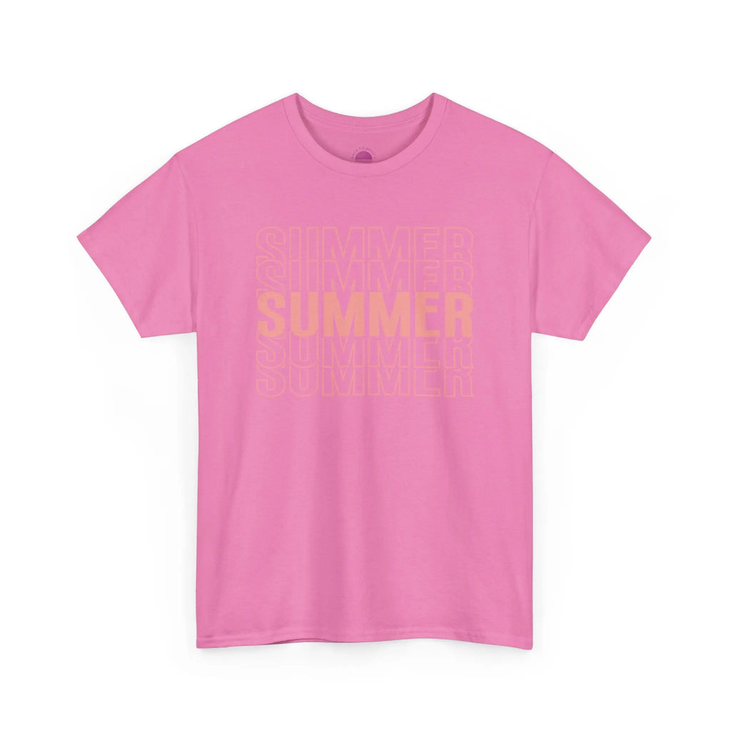 Pink "SUMMER" Graphic Tee — Summer Repeat Printify