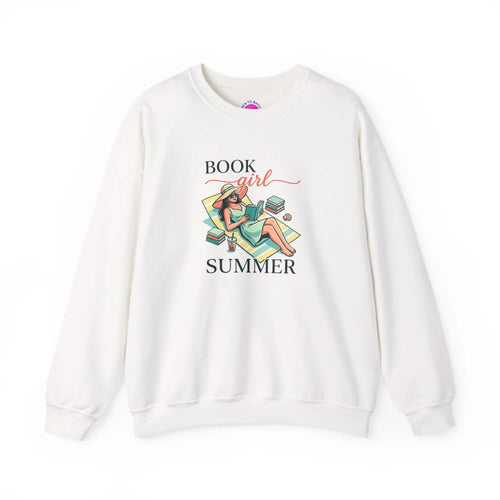 Book Girl Summer Sweatshirt | BookTok, Bookish Summer Aesthetic Printify