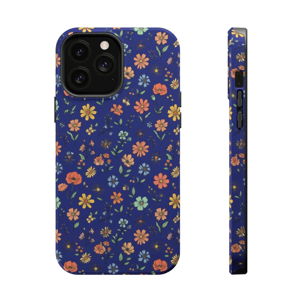 Floral All-Over Seasonal Print Phone Case — Magnetic Impact-Resistant Printify
