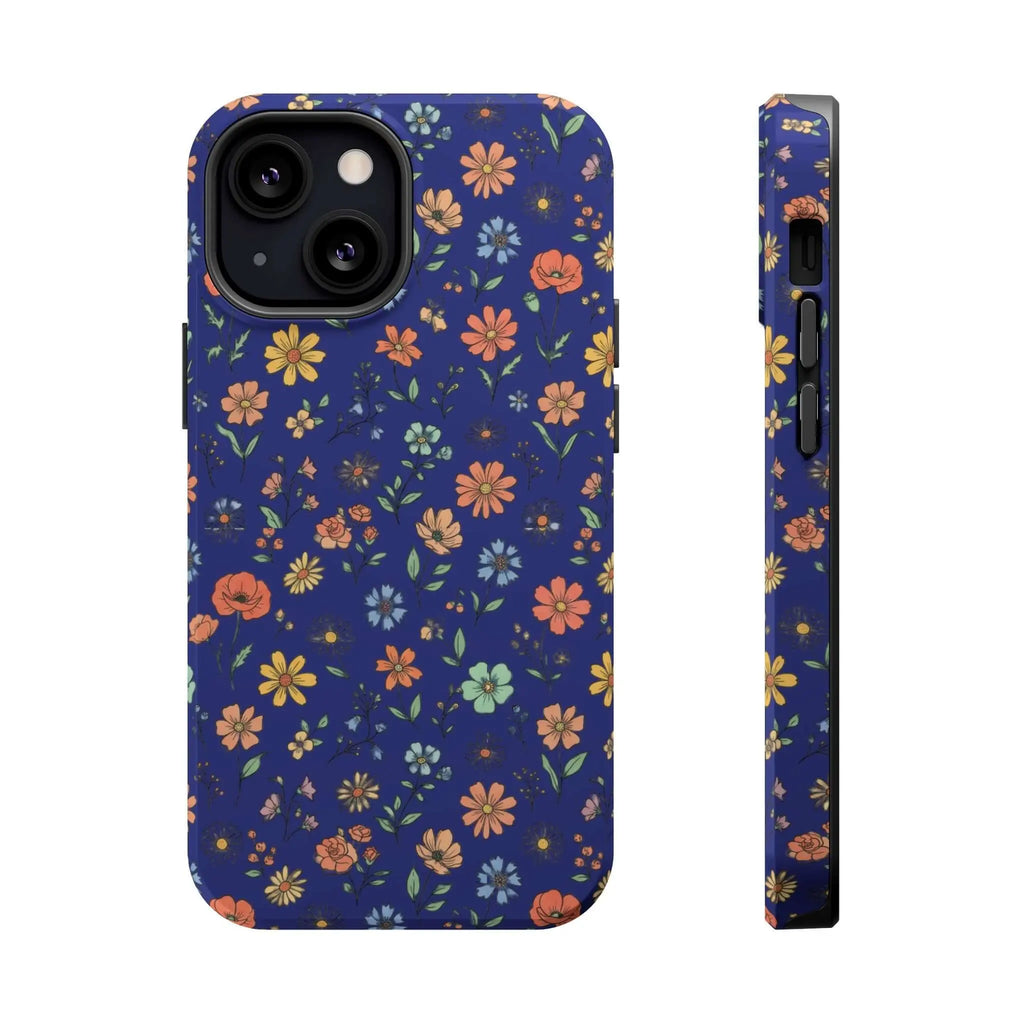 Floral All-Over Seasonal Print Phone Case — Magnetic Impact-Resistant Printify