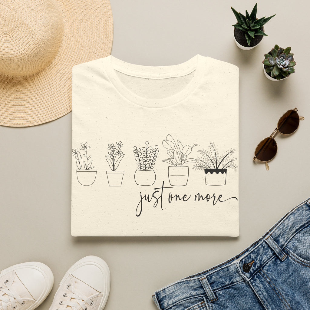 Unisex Softstyle T-Shirt ‘just one more’ for plant lovers