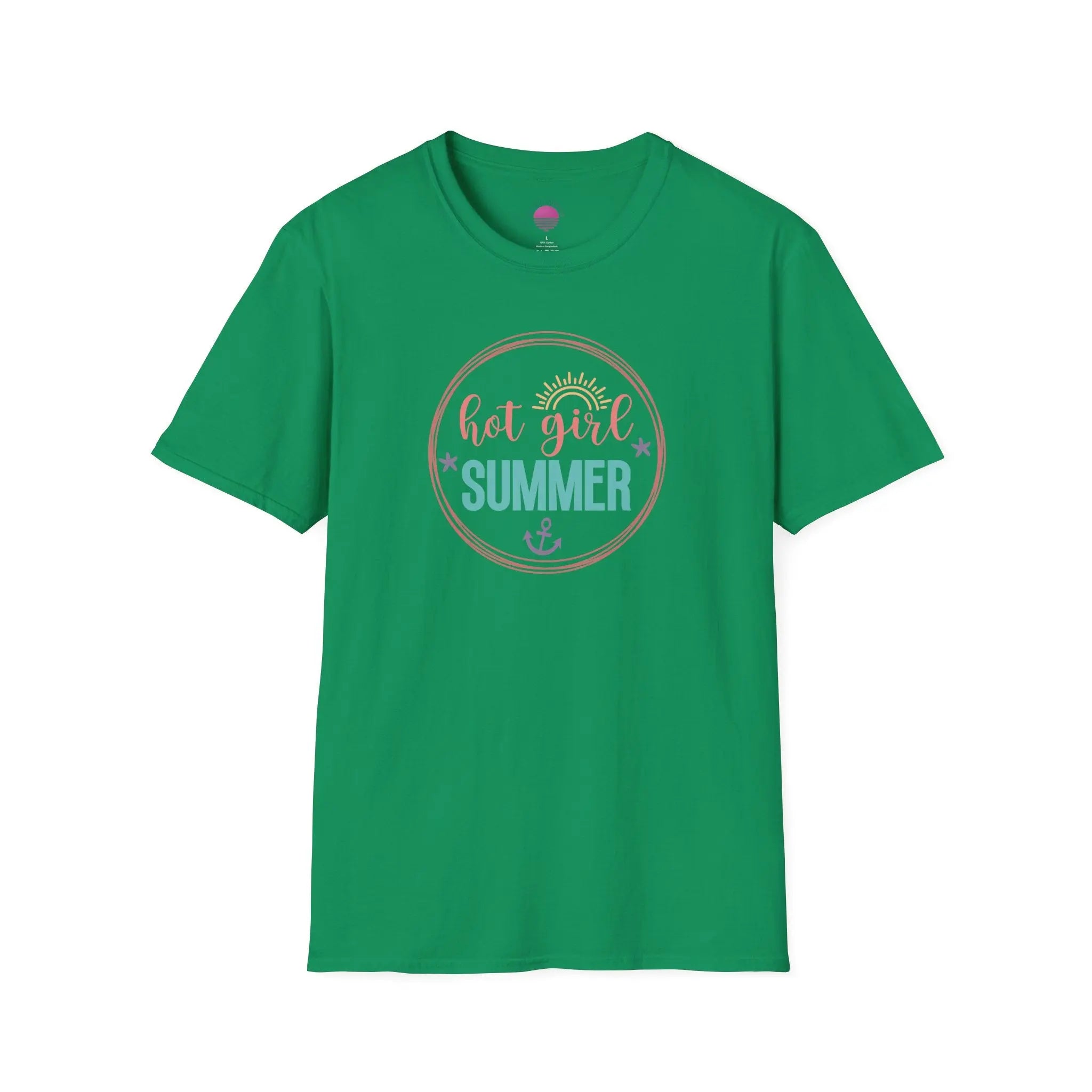 Hot Girl Summer Beachy Sun T-Shirt Printify Back To Basics