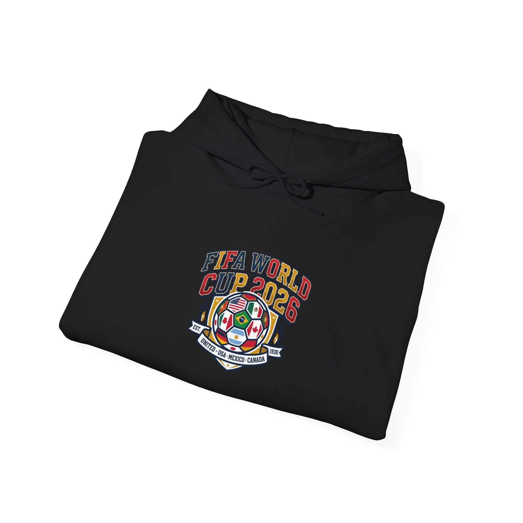 World Cup Patch Hoodie | soccer watch party, match-day outfit Printify