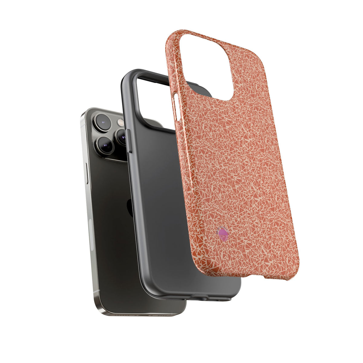Micro-design phone cases orange