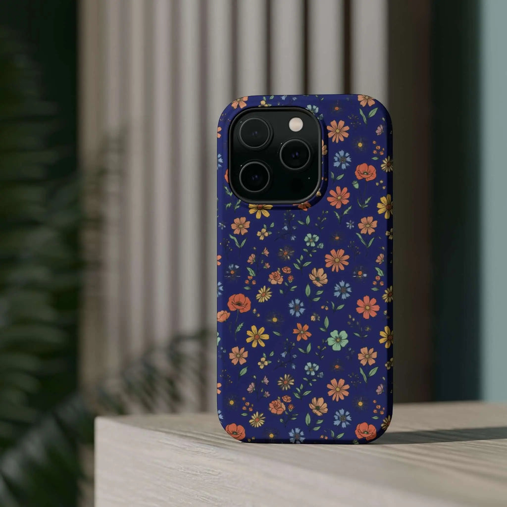 Floral All-Over Seasonal Print Phone Case — Magnetic Impact-Resistant Printify