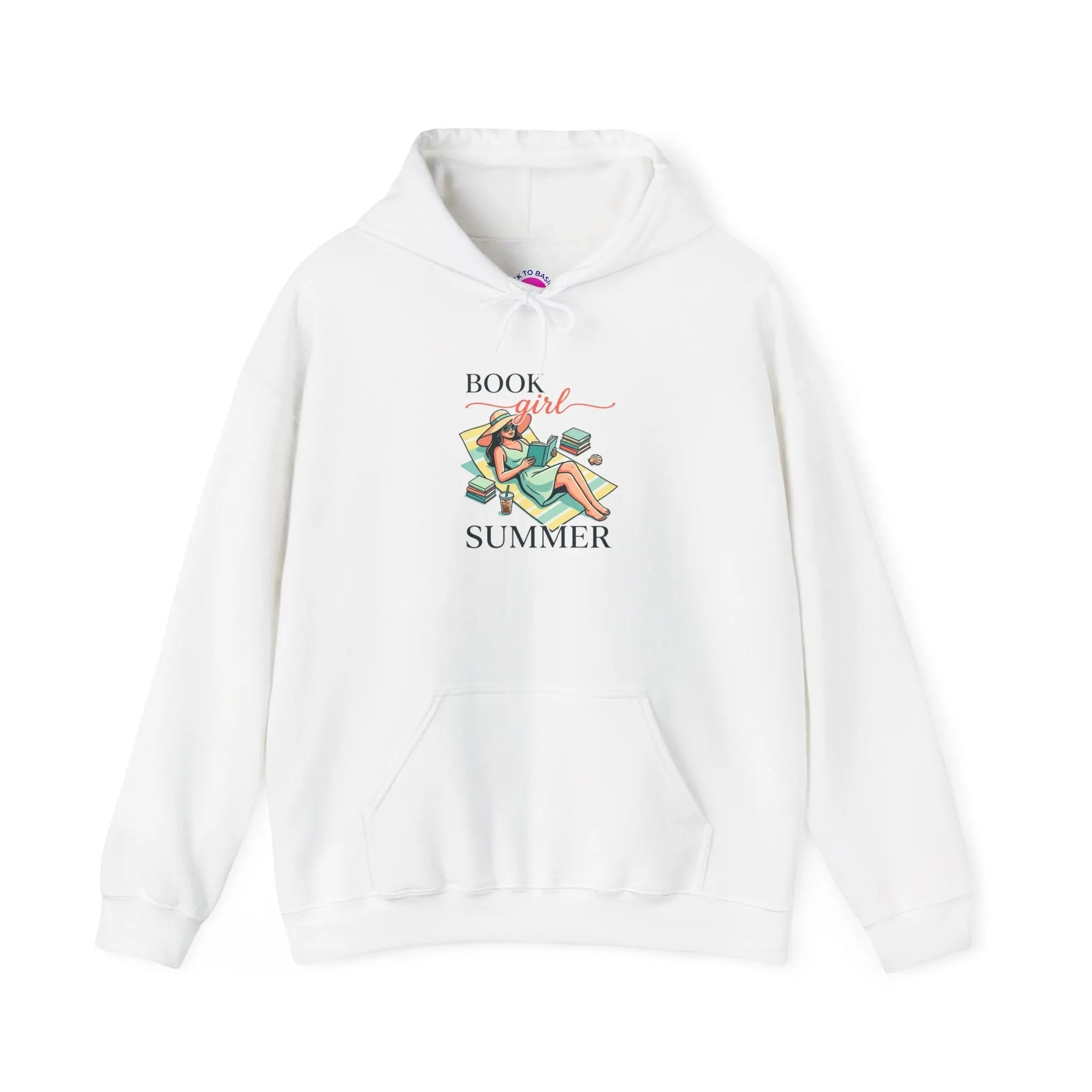 Book Girl Summer Hoodie | BookTok, Reading, Beach Reads, Bookish Summer Aesthetic Printify