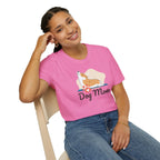 Dog Mom T-Shirt — Colorful Paw Print Tee for Pet Lovers Printify