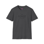 Unisex Softstyle T-Shirt 'Camp More, Worry Less' Printify