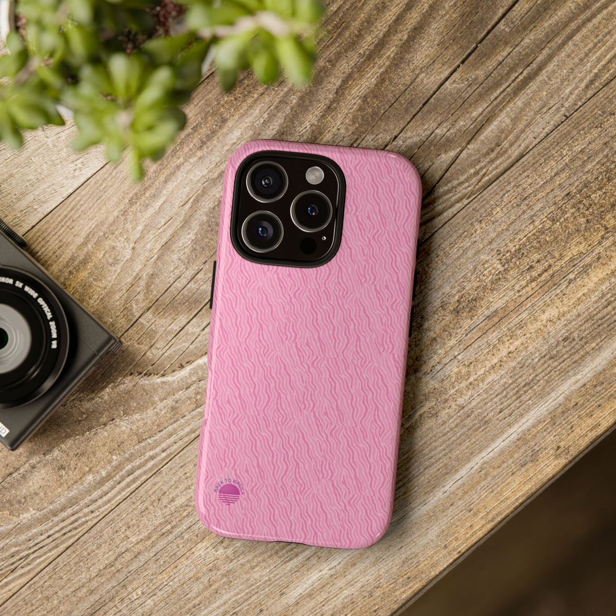 Micro-design pink zebra