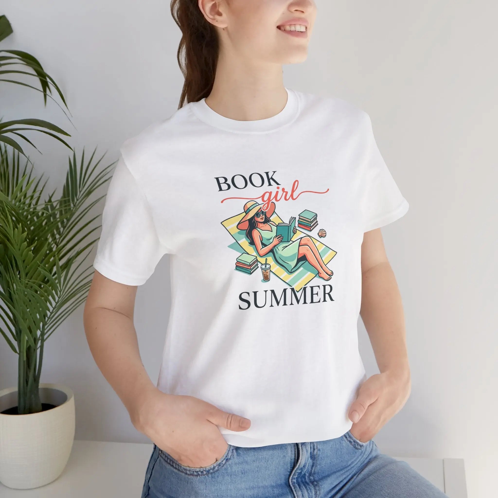 Book Girl Summer Tee | BookTok, Bookish Reading Beach Reads Printify