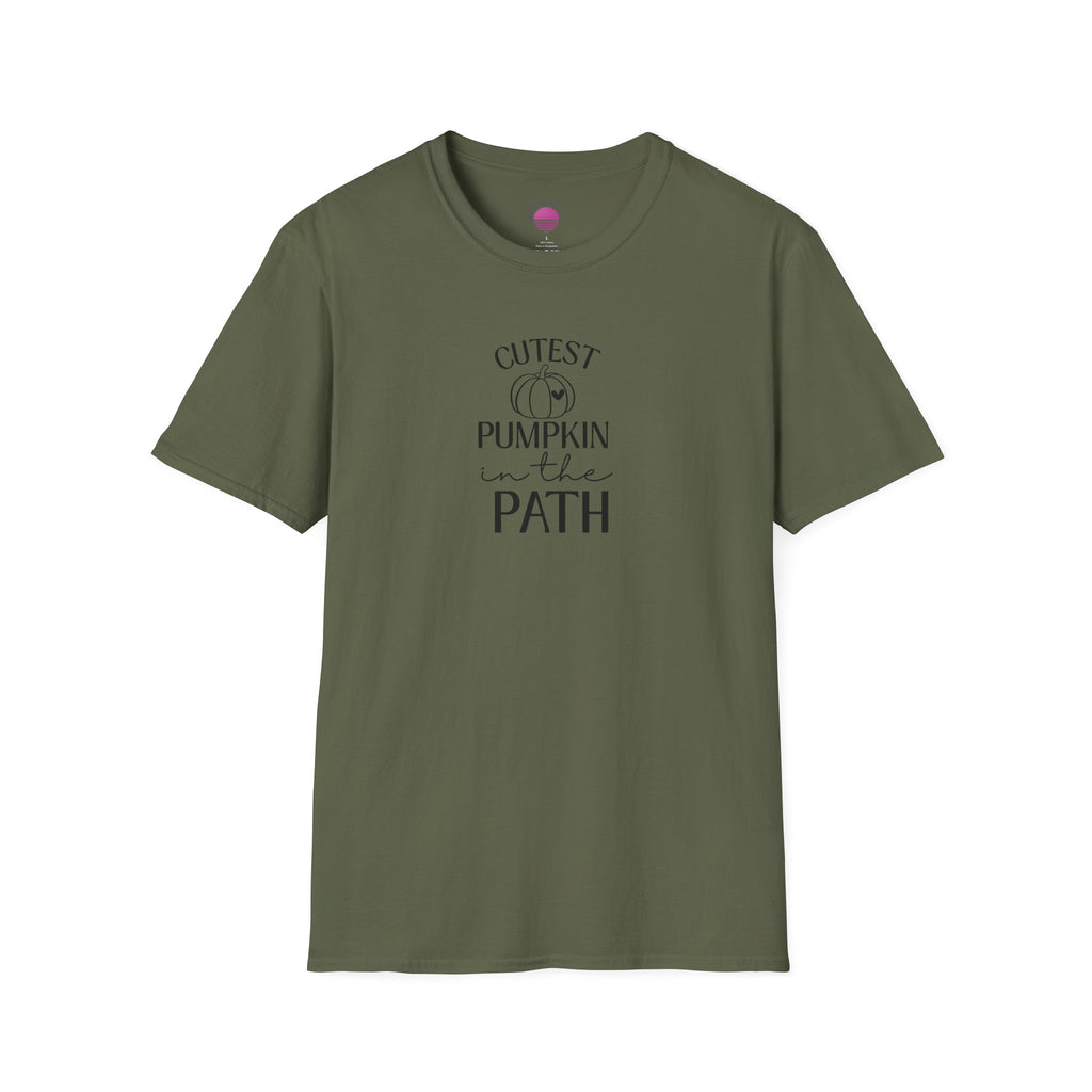 T-Shirt — "Cutest Pumpkin in the Path" Fall Graphic Tee