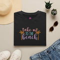 Take Me to the Beach Pastel Palm T-Shirt Printify Back To Basics