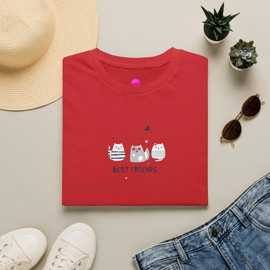 Cat Best Friends T-Shirt — Matching Cat Lover Tee Printify