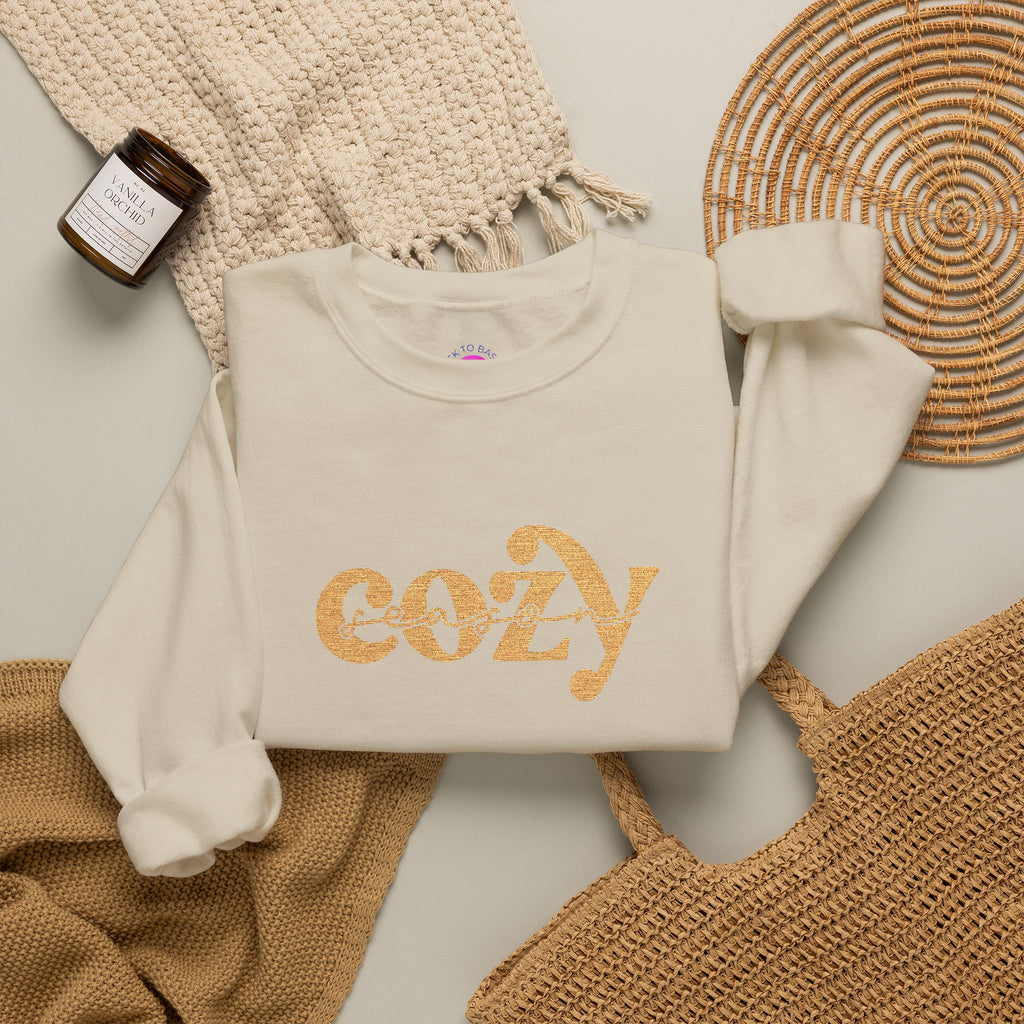 'Cozy Season' Crewneck Sweatshirt (Embroidered)