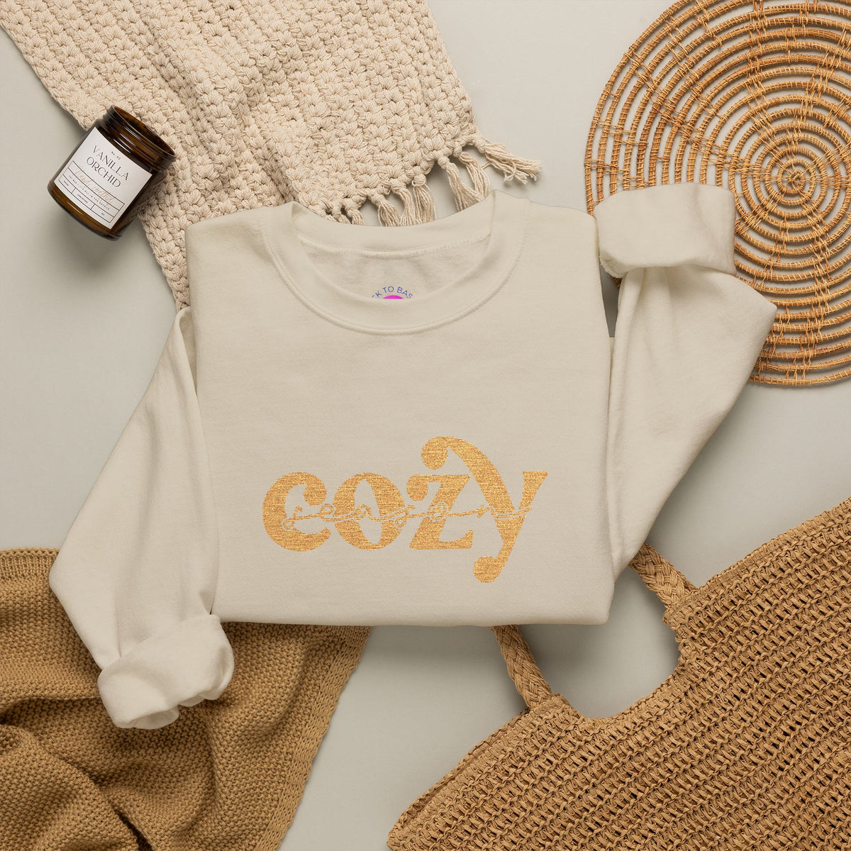 'Cozy Season' Crewneck Sweatshirt (Embroidered)
