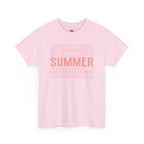 Pink "SUMMER" Graphic Tee — Summer Repeat Printify