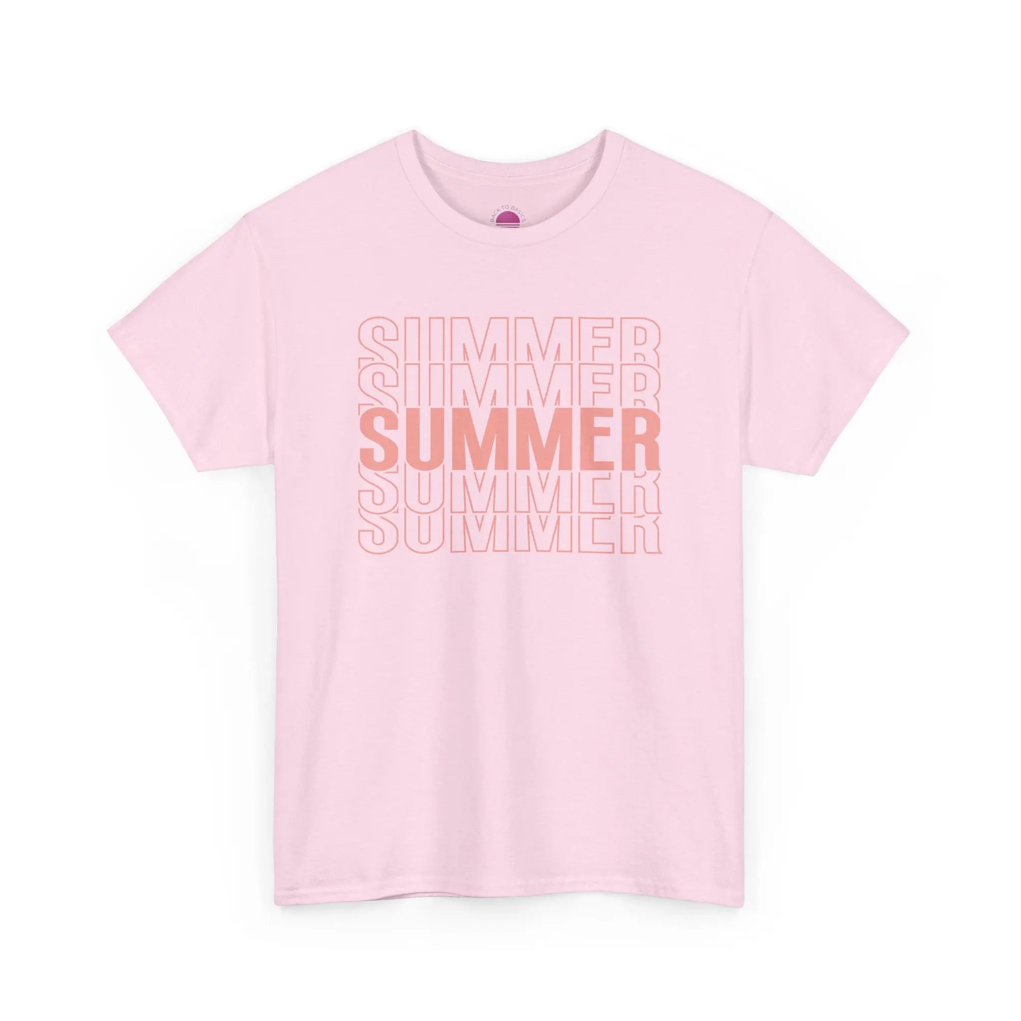 Pink "SUMMER" Graphic Tee — Summer Repeat Printify