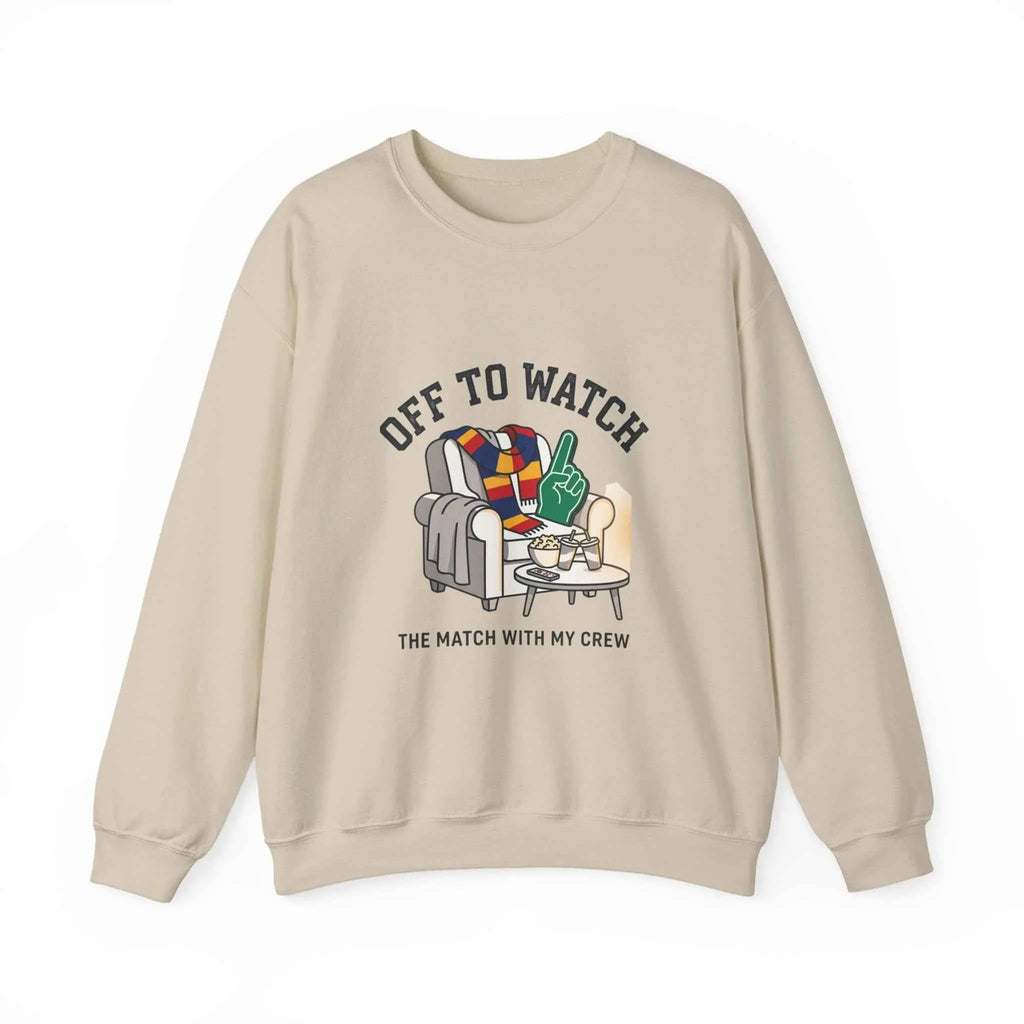 Off to Watch Crewneck Sweatshirt | Soccer Watch Party, Match-Day Outfit