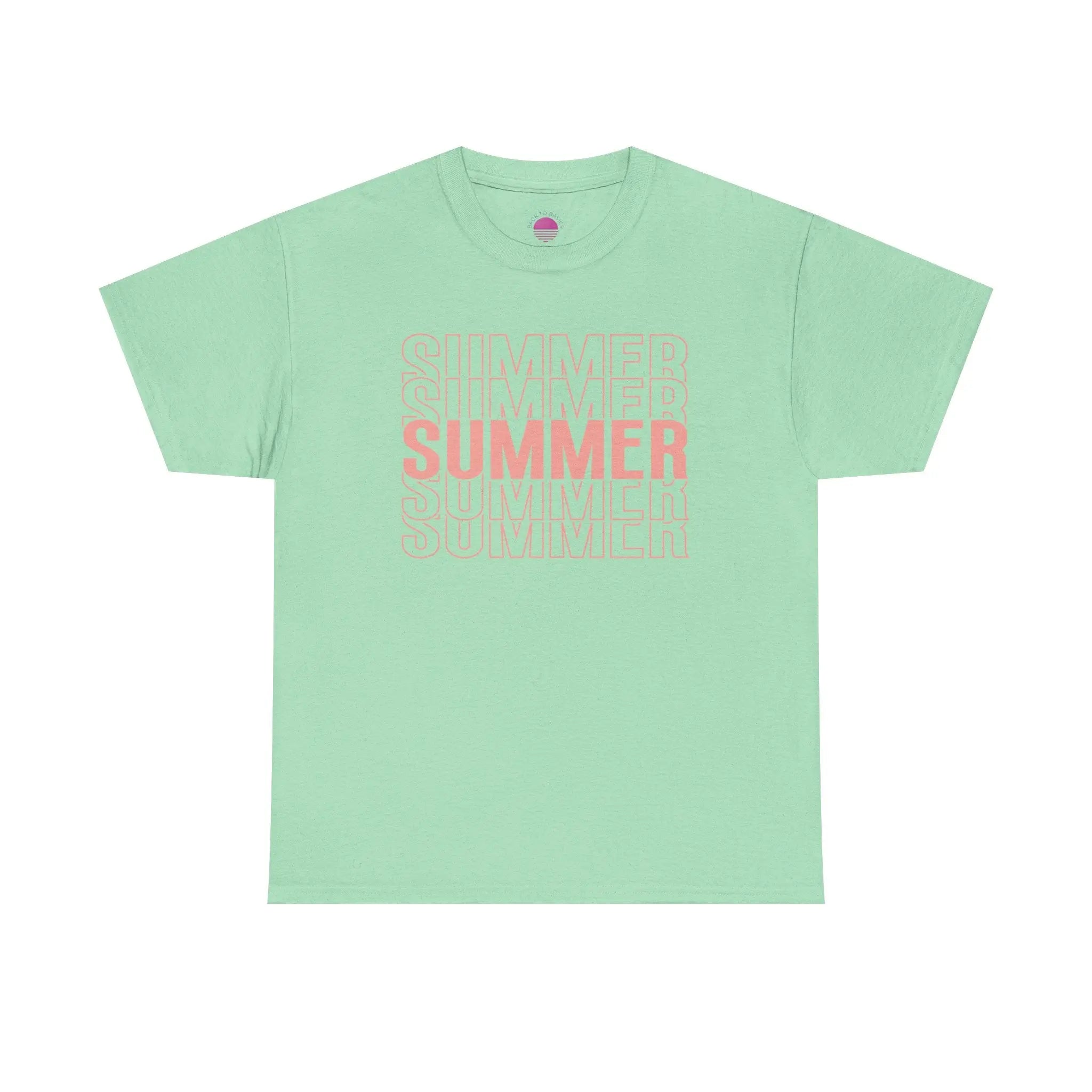 Pink "SUMMER" Graphic Tee — Summer Repeat Printify