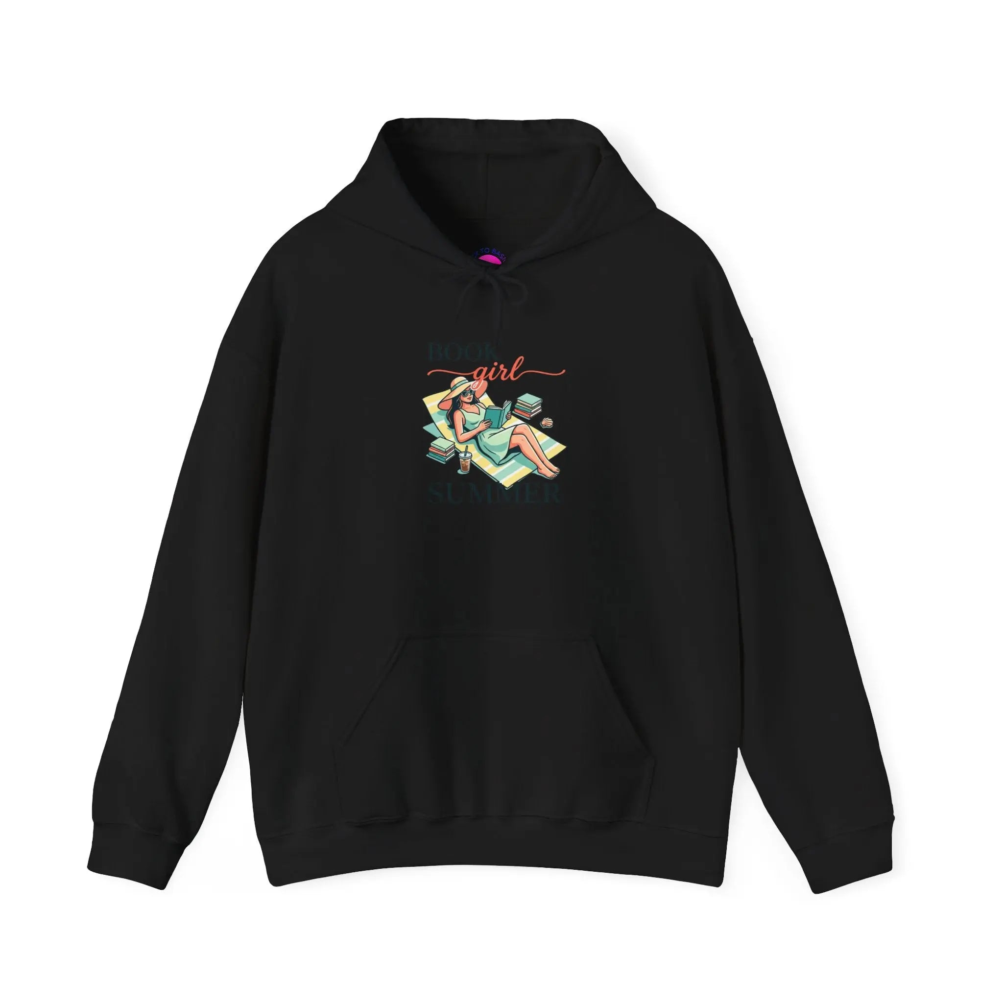 Book Girl Summer Hoodie | BookTok, Reading, Beach Reads, Bookish Summer Aesthetic Printify