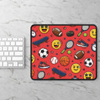 Back-to-School Sports Emoji Gaming Mouse Pad