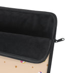 Beach Pattern Laptop Sleeve — Sunglasses, Beach Balls & Clouds Design Printify