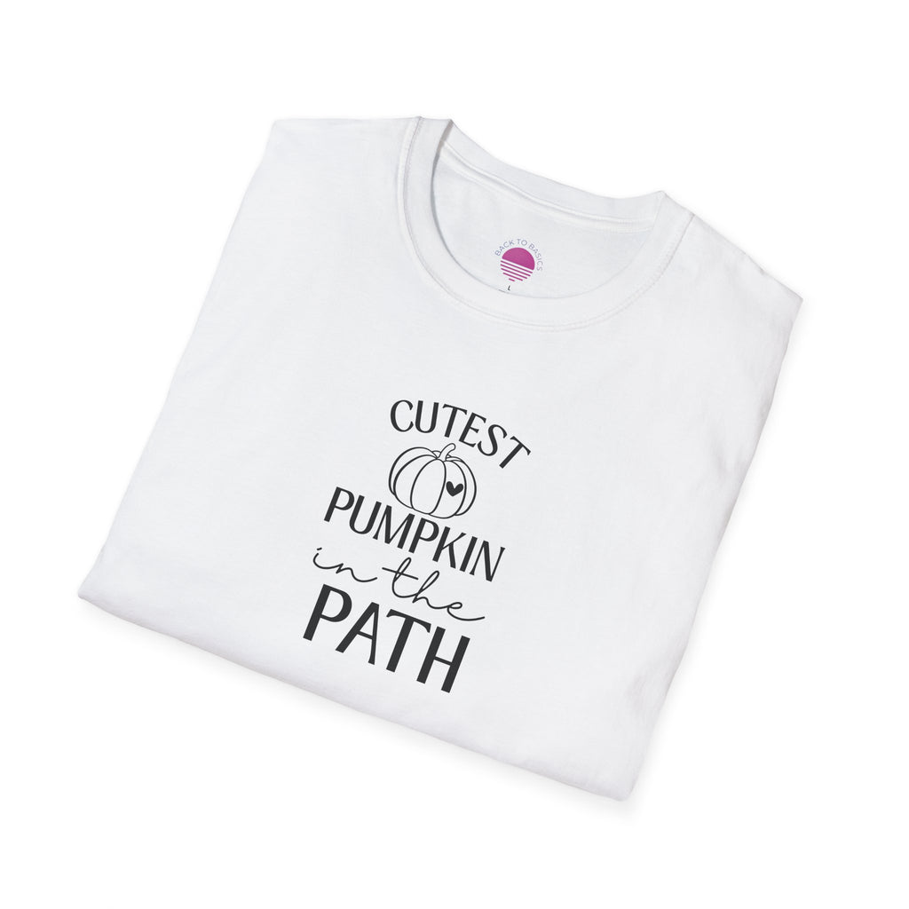 T-Shirt — "Cutest Pumpkin in the Path" Fall Graphic Tee