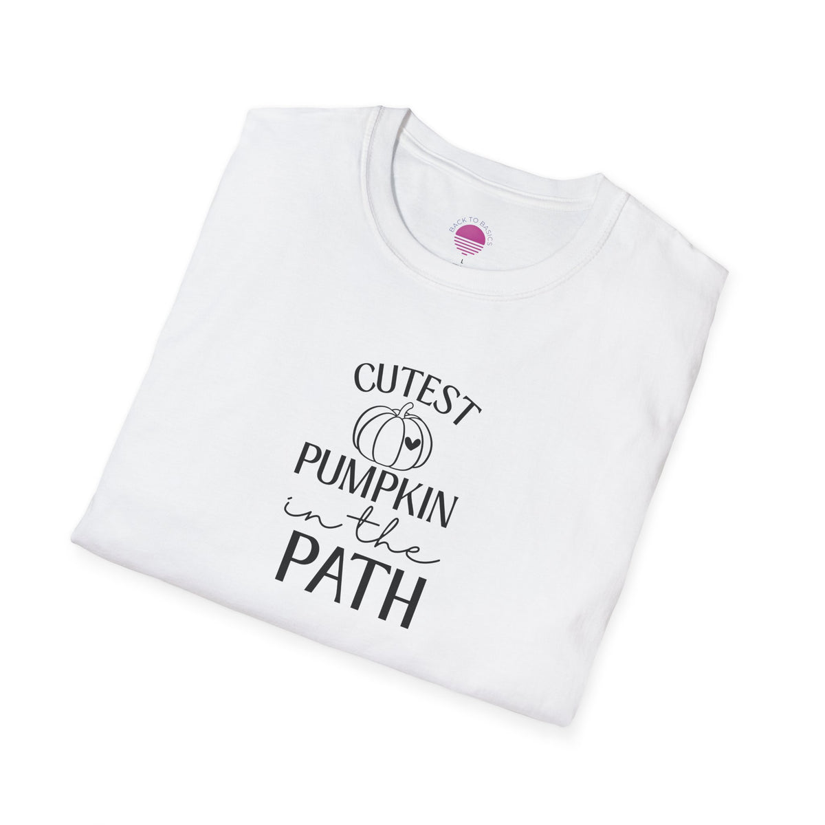 T-Shirt — "Cutest Pumpkin in the Path" Fall Graphic Tee