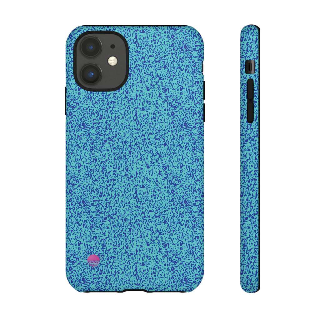 All over print iphone cases aqua blue