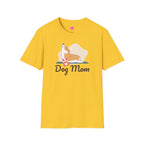 Dog Mom T-Shirt — Colorful Paw Print Tee for Pet Lovers Printify