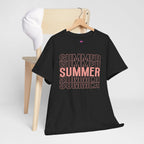 Pink "SUMMER" Graphic Tee — Summer Repeat Printify
