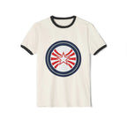 Retro Starburst Ringer T-Shirt Printify Back To Basics