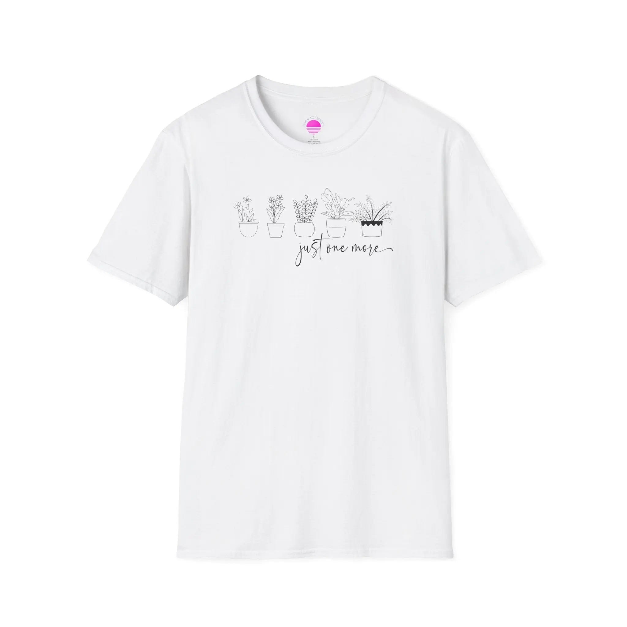 Plant Lover T‑Shirt — “Just One More” Potted Succulent Tee Printify