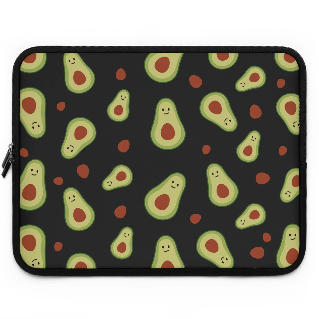 Cute Avocado Laptop Sleeve — Protective Case for MacBook & Laptops Printify