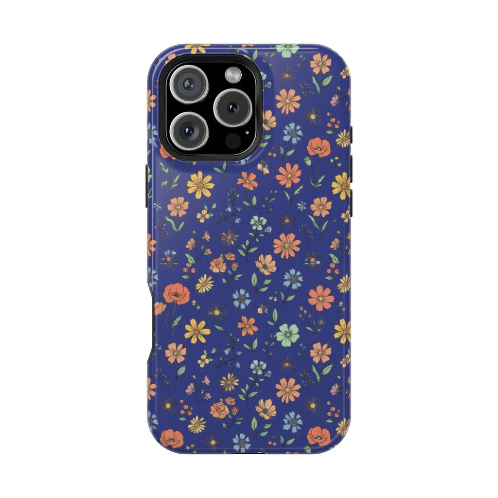 Floral All-Over Seasonal Print Phone Case — Magnetic Impact-Resistant Printify