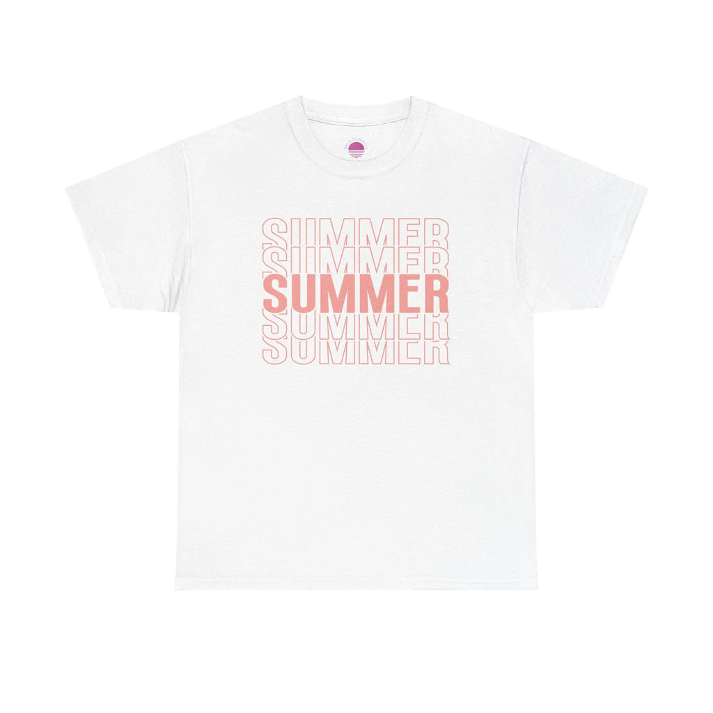 Pink "SUMMER" Graphic Tee — Summer Repeat Printify