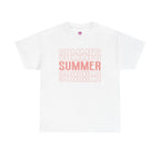 Pink "SUMMER" Graphic Tee — Summer Repeat Printify
